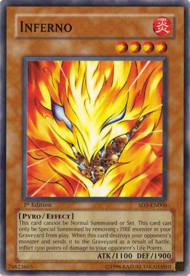 Inferno Structure Deck: Blaze of Destruction Yu-Gi-Oh! card