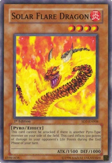 Solar Flare Dragon Structure Deck: Blaze of Destruction Yu-Gi-Oh! card
