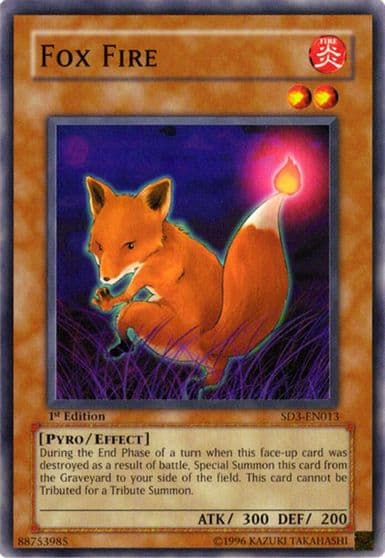 Fox Fire Structure Deck: Blaze of Destruction Yu-Gi-Oh! card