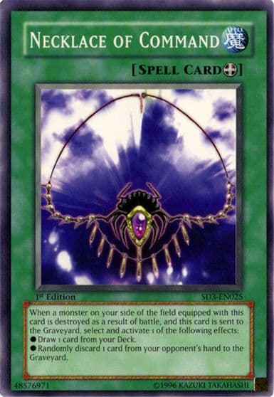 Necklace of Command Structure Deck: Blaze of Destruction Yu-Gi-Oh! card