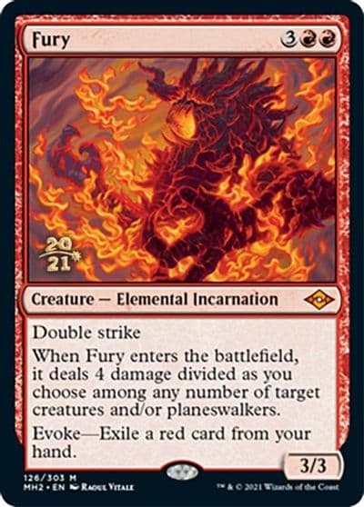 Fury Prerelease Cards Magic card