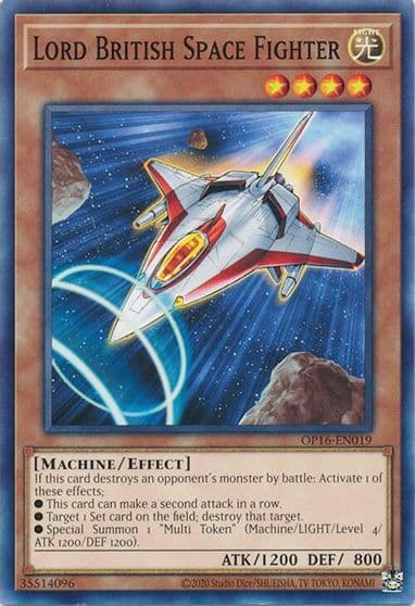 Lord British Space Fighter OTS Tournament Pack 16 Yu-Gi-Oh! card