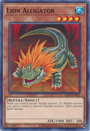 Lion Alligator OTS Tournament Pack 16 Yu-Gi-Oh! card