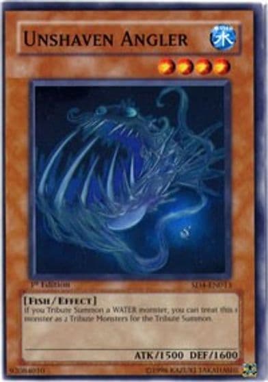 Unshaven Angler Structure Deck: Fury from the Deep Yu-Gi-Oh! card