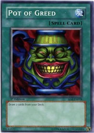 Pot of Greed Structure Deck: Fury from the Deep Yu-Gi-Oh! card