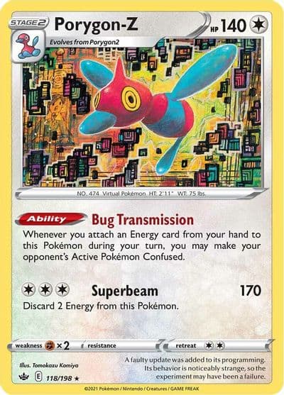 Porygon-Z SWSH06: Chilling Reign Pokemon card
