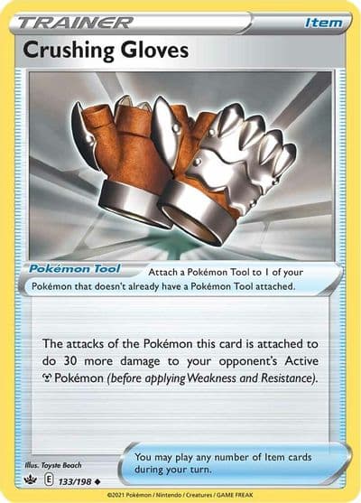 Crushing Gloves SWSH06: Chilling Reign Pokemon card
