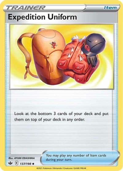 Expedition Uniform SWSH06: Chilling Reign Pokemon card