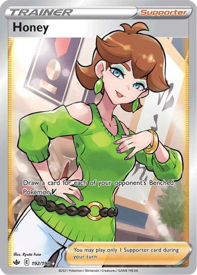 Honey (Full Art) SWSH06: Chilling Reign Pokemon card