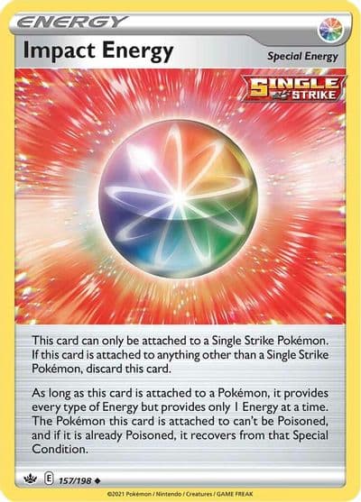 Impact Energy SWSH06: Chilling Reign Pokemon card