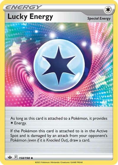 Lucky Energy SWSH06: Chilling Reign Pokemon card