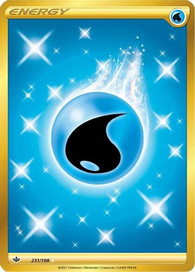 Water Energy (Secret) SWSH06: Chilling Reign Pokemon card