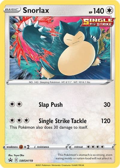 Snorlax - SWSH119 SWSH: Sword & Shield Promo Cards Pokemon card