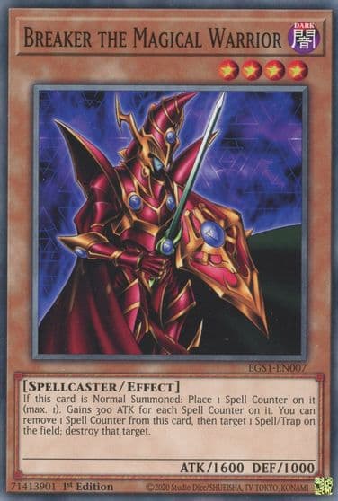 Breaker the Magical Warrior Egyptian God Deck: Slifer the Sky Dragon Yu-Gi-Oh! card