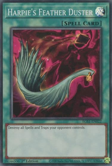 Harpies Feather Duster Egyptian God Deck: Slifer the Sky Dragon Yu-Gi-Oh! card