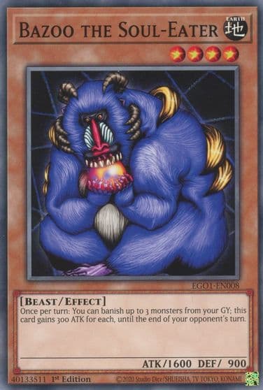 Bazoo the Soul Eater Egyptian God Deck: Obelisk the Tormentor Yu-Gi-Oh! card
