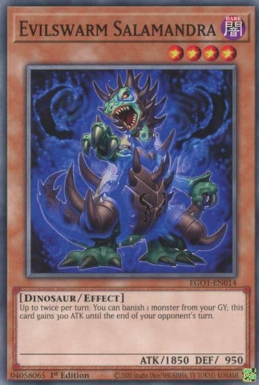 Evilswarm Salamandra Egyptian God Deck: Obelisk the Tormentor Yu-Gi-Oh! card