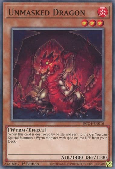 Unmasked Dragon Egyptian God Deck: Obelisk the Tormentor Yu-Gi-Oh! card