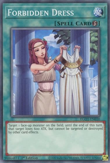 Forbidden Dress Egyptian God Deck: Obelisk the Tormentor Yu-Gi-Oh! card