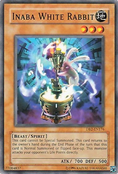 Inaba White Rabbit Dark Beginning 2 Yu-Gi-Oh! card