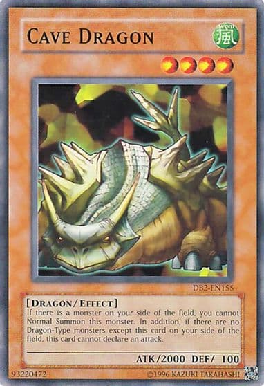 Cave Dragon Dark Beginning 2 Yu-Gi-Oh! card