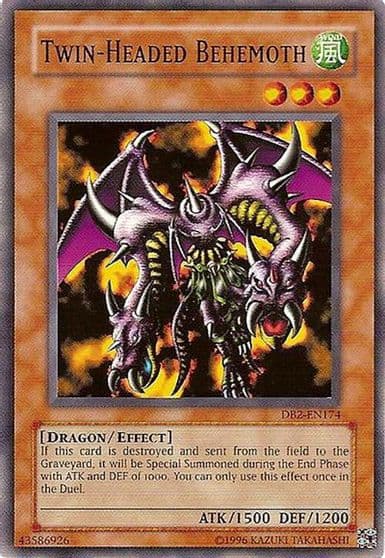 Twin Headed Behemoth Dark Beginning 2 Yu-Gi-Oh! card
