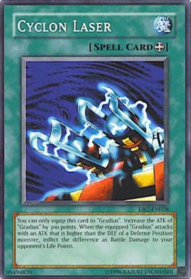 Cyclon Laser Dark Beginning 2 Yu-Gi-Oh! card