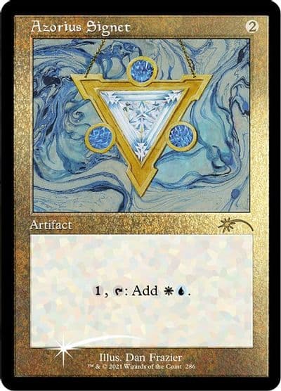 Azorius Signet Foil Etched Secret Lair Drop Series Magic card
