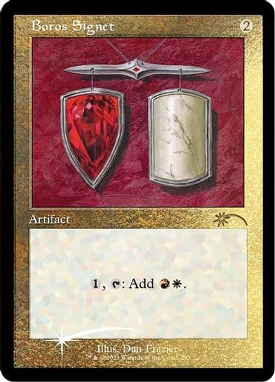 Boros Signet Foil Etched Secret Lair Drop Series Magic card