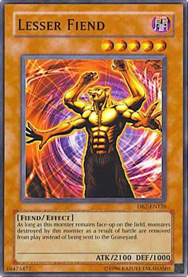 Lesser Fiend Dark Beginning 2 Yu-Gi-Oh! card