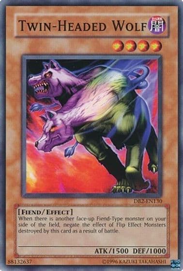 Twin Headed Wolf Dark Beginning 2 Yu-Gi-Oh! card