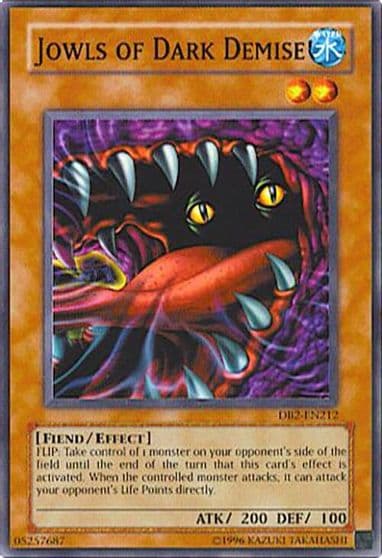 Jowls of Dark Demise Dark Beginning 2 Yu-Gi-Oh! card