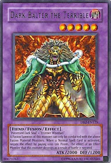 Dark Balter the Terrible Dark Beginning 2 Yu-Gi-Oh! card
