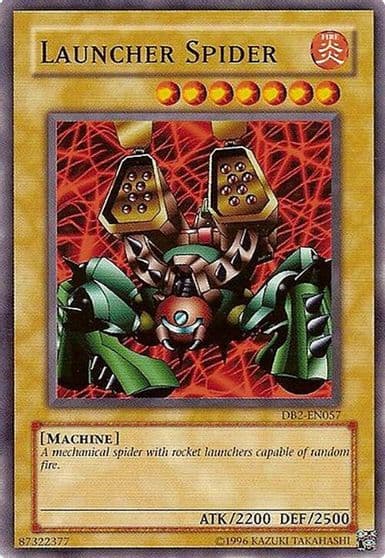 Launcher Spider Dark Beginning 2 Yu-Gi-Oh! card