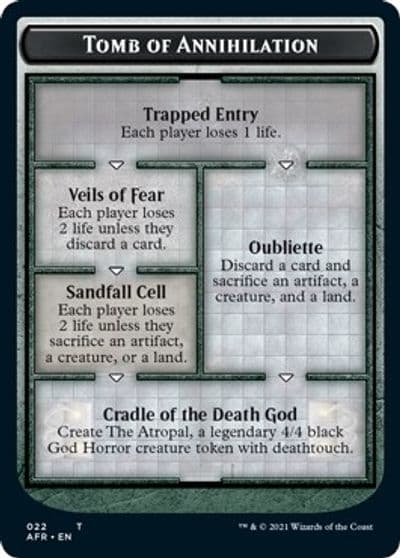Tomb of Annihilation The Atropal Double Sided Token Adventures in the Forgotten Realms Magic card