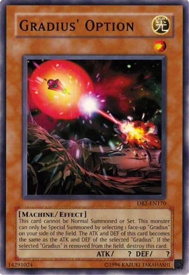 Gradius Option Dark Beginning 2 Yu-Gi-Oh! card