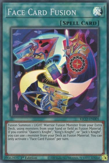 Face Card Fusion King's Court Yu-Gi-Oh! card