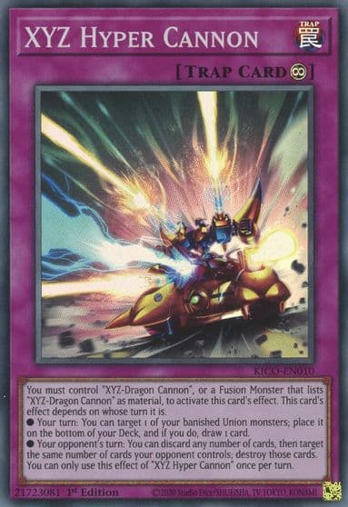 XYZ Hyper Cannon King's Court Yu-Gi-Oh! card