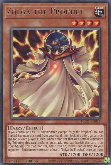 Zolga the Prophet King's Court Yu-Gi-Oh! card