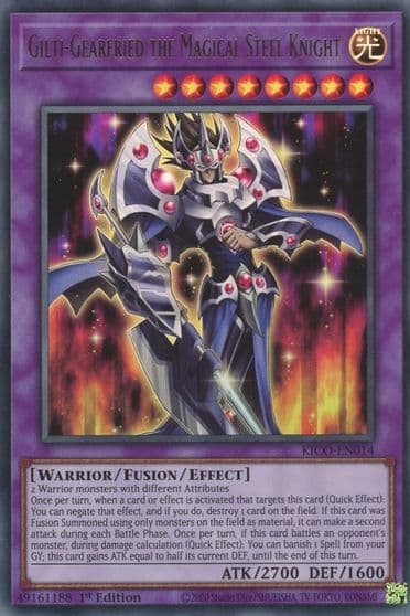 Gilti Gearfried the Magical Steel Knight King's Court Yu-Gi-Oh! card