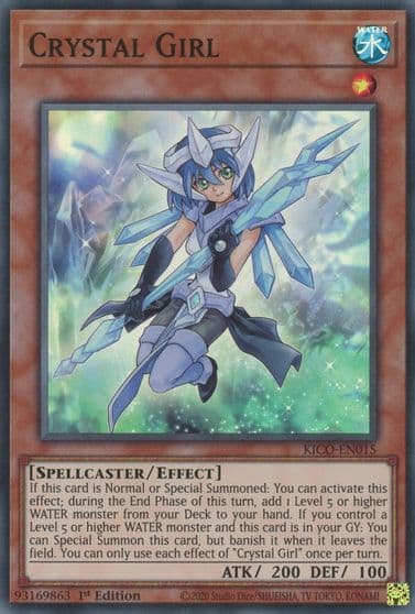Crystal Girl King's Court Yu-Gi-Oh! card