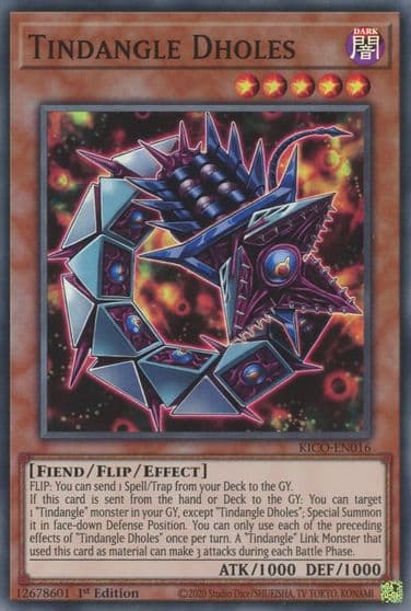 Tindangle Dholes King's Court Yu-Gi-Oh! card