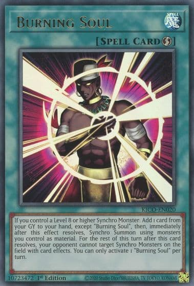 Burning Soul King's Court Yu-Gi-Oh! card