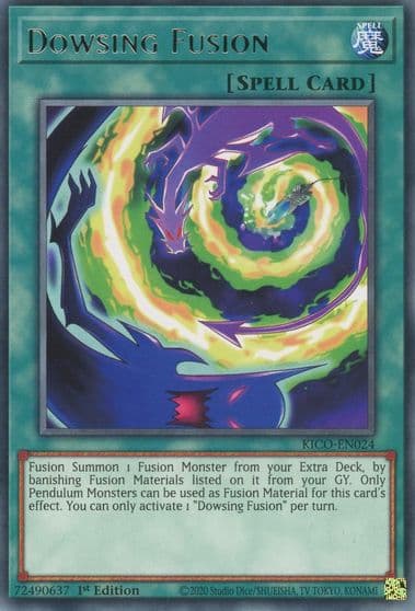 Dowsing Fusion King's Court Yu-Gi-Oh! card
