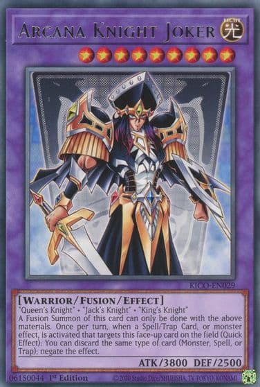 Arcana Knight Joker King's Court Yu-Gi-Oh! card