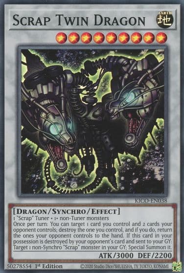 Scrap Twin Dragon King's Court Yu-Gi-Oh! card