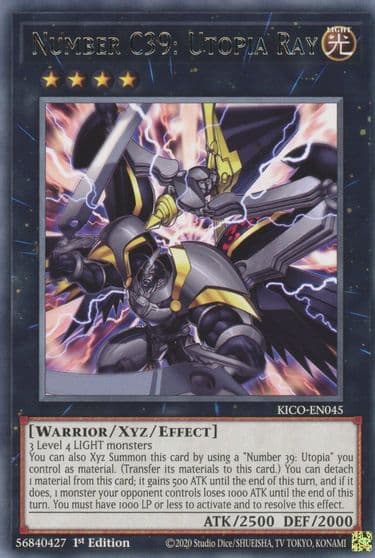 Number C39 Utopia Ray King's Court Yu-Gi-Oh! card