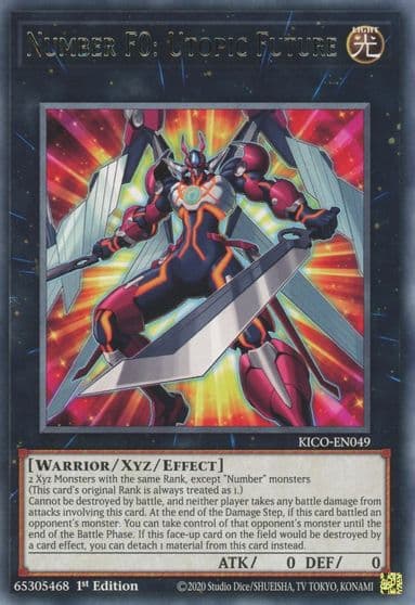 Number F0 Utopic Future King's Court Yu-Gi-Oh! card