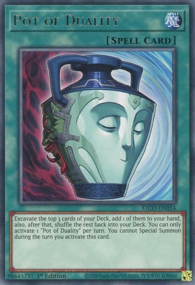 Pot of Duality King's Court Yu-Gi-Oh! card