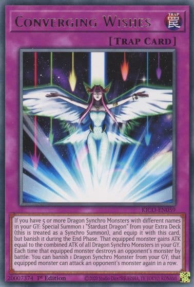 Converging Wishes King's Court Yu-Gi-Oh! card